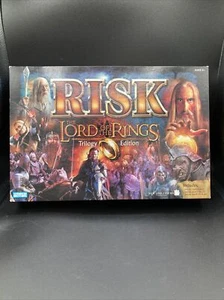 Risk Lord Of The Rings Trilogy Edition Board Game Parker Bros 100% Complete - Picture 1 of 10