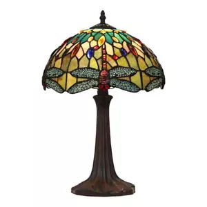 Chloe Lighting EMPRESS Tiffany - Stil dunkle Bronze 1 helle Tischlampe 12" Schirm - Bild 1 von 7