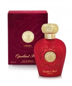 Opulento spray rojo EDP 100 ML (3,4 FL.OZ) de Lattafa (vainilla, fuerte, cítricos) - Imagen 1 de 2