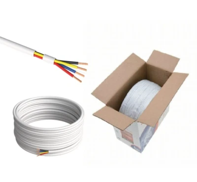 SATMAXIMUM 500ft Alarm Security Cable 18/4 Gauge Stranded Unshielded CCA Burglar Alarm Wire