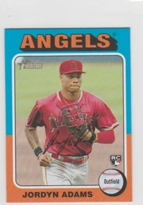 Mini Jordyn Adams RC 2024 Topps Heritage variación de color #396 LA Angels SP - Imagen 1 de 1
