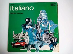 SAGA / EROS Language Series Parlate Italiano Speak Italian 12" Vinyl Record - Picture 1 of 4