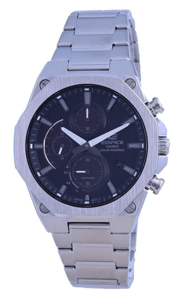 Casio EDIFICE Slim Line Chronograph Analog Solar EFS-S570D-1A 100M 