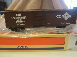 Lionel 6-29234 Erie Lackawanna Conrail Over stamped 6464 Brown Boxcar - Picture 1 of 8