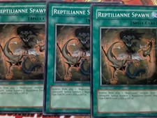 Yugioh Reptilianne Spawn X3 Common SOVR-EN050 Lightly Played Playset