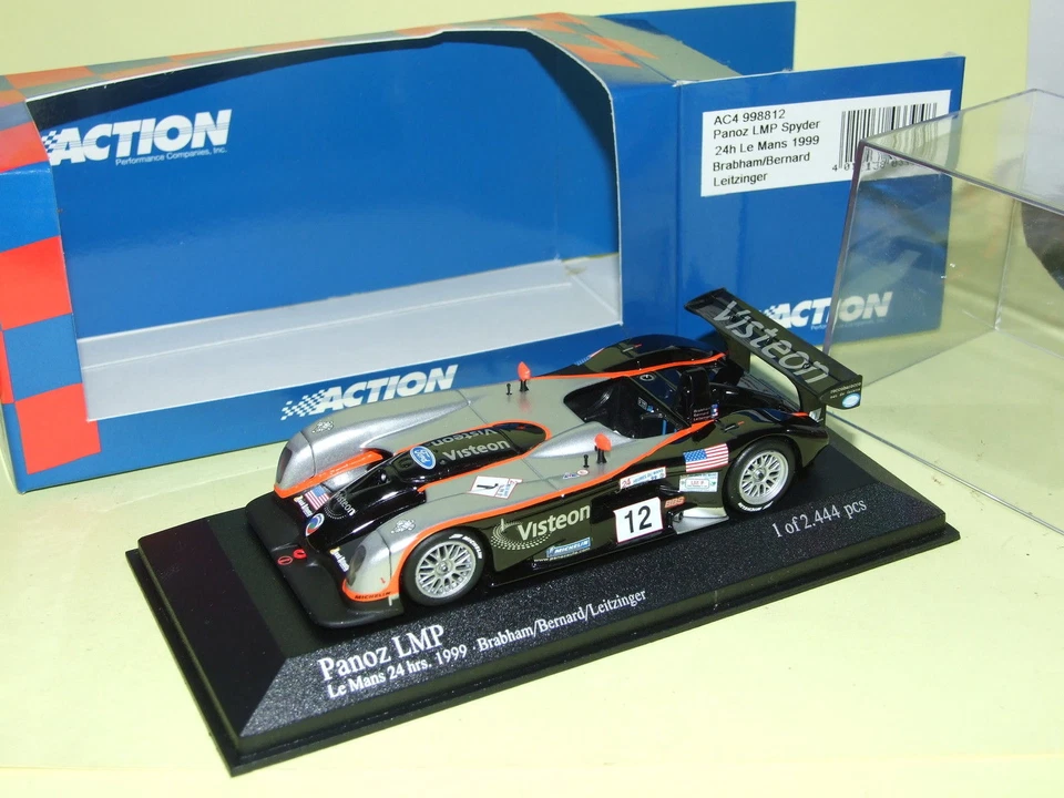 Panoz Lmp Spyder #12 24 Ore Mans 1999 Brabham Bernard 1/43 MINICHAMPS 998812 - Immagine 1 di 1