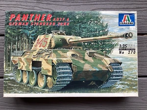 ITALERI 1/35 WW II GERMAN PANTHER SD. KFZ. 171 AUSF. A TANK MODEL KIT 270 NIB - Picture 1 of 13