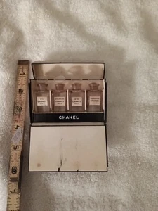 Vintage 1940's Chanel 4 Pc Miniature Perfume Gift Set - Picture 1 of 6