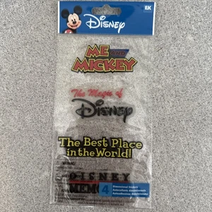 Disney EK Sticko Dimensional Stickers “PVC WORDS” NIP - Picture 1 of 2