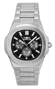 Invicta Speedway Stainless Steel Black Dial Quartz 48325 Men's Watch - Picture 1 of 4