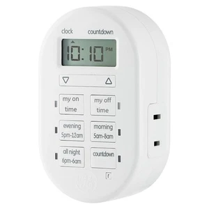 JASCO myTouchSmart Simple Set 24 ore Timer Digitale, 1-Polarizzato Presa Timer, 2... - Foto 1 di 10