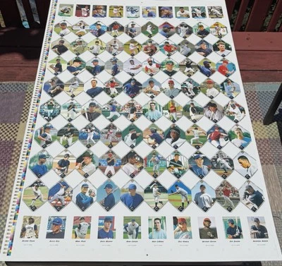 RARE! 2003 Just Memorabilia BASE UNCUT Sheet 28x40 Hamels Felix Hernandez Cano - Image 1 of 4