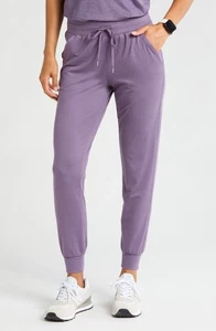 Pantalones de chándal Zella Restore Soft Lite para mujer nuevos con etiquetas talla L en púrpura Montana #NR468476MI - Imagen 1 de 19