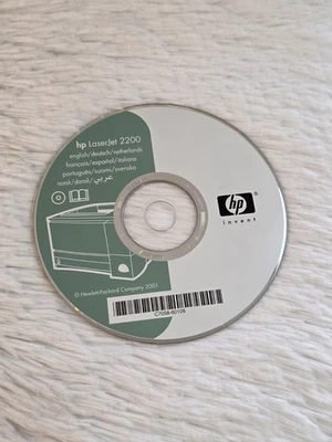 2001 HP Laserjet 2200  Printer Setup CD-ROM Disc - Image 1 of 4