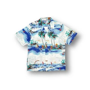 Camisa Hawaiana RJC Hecha en Hawai Tropical Mar Playa Estampado Talla Grande - Imagen 1 de 9