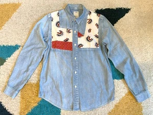 Visvim 2015ss indigo chambray granger shirt, size 2 (M) - Picture 1 of 11