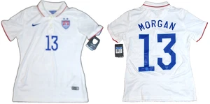 Nike USA Damen Fußballnationalmannschaft Alex Morgan #13 Trikot 2015 Neu mit Etikett Dri-Fit M✅ - Bild 1 von 20