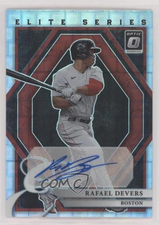 2022 Panini Donruss Optic Pandora Prizm /20 Rafael Devers #ESS-RD Auto - Image 1 of 2