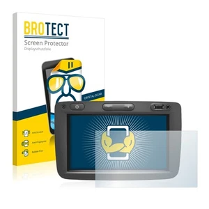 2x Protectora Pantalla para Dacia Media Nav Pelicula Anti-Huellas Transparente - Imagen 1 de 7