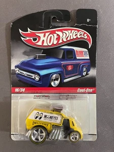 HOT WHEELS 2010 HW DELIVERY SLICK RIDES COOL-ONE MOONEYES R3736 NEW NIB - Picture 1 of 3