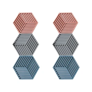  Set of 2 Wärmematte Hitzebeständiges Tassenpad Heiße Pads Für Arbeitsplatten - Bild 1 von 12