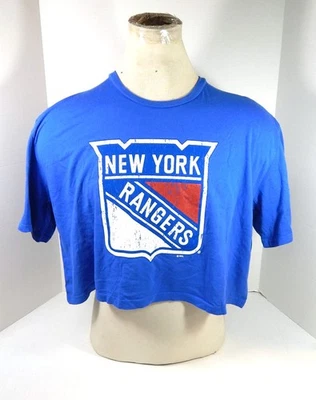 Top corto azul majestuoso Chris Kreider #20 2021-22 para mujer New York Rangers talla S Foto 1 de 4