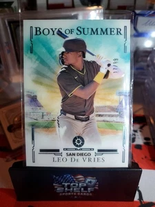 2025 Panini Boys of Summer - Leo De Vries, Leo De Vries #60 Blue /99 (RC) - Bild 1 von 2
