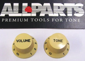 Volume OR Tone Control Knobs for Fender Strat - Cream (Allparts USA) - Picture 1 of 2
