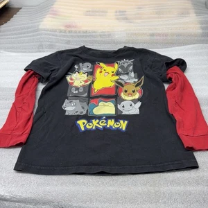 2015 ; Pokemon Youth  Pikachu T Shirt / Size  Youth L (7) / Color Black & Red   - Picture 1 of 11