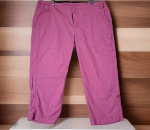 WOOLRICH Shorts Womens 16 Capri Cargo Cropped Straight Gorpcore Wear Lightweight - Picture 1 of 7