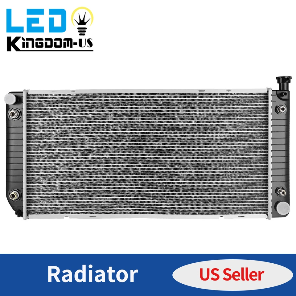 Radiator For 1994-2000 Chevy GMC C/K 1500 2500 3500 Tahoe Yukon W/ 4 Oil Coolers - Image 1 of 4