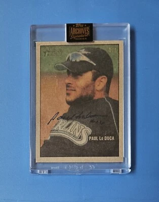 2022 Topps Archives 💥1/1💥 Paul Lo Duca 2005 Bowman Heritage Autograph Marlins - Image 1 of 3