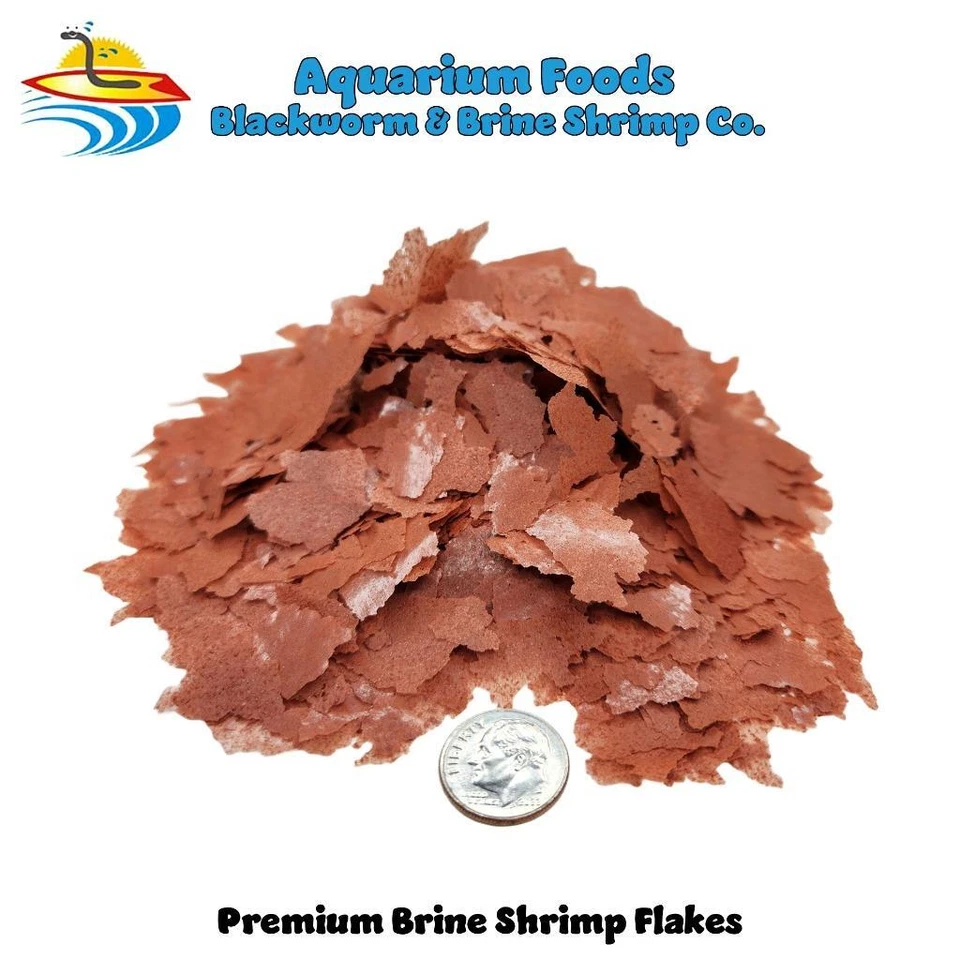 AQUATIC FOODS INC. Premium Brine Shrimp Flake Food -With FREE 12-Type Pellet Mix & 4-Type Wafer AFI