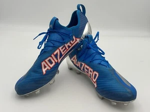 Adidas 11 Turbo Fuel Bright Blue Football Cleats Mens Size 12.5 FZ0700 Rare - Picture 1 of 12