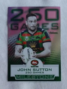 2017 NRL Traders Milestone M 2/3 - John Sutton South Sydney Rabbitohs - Foto 1 di 2