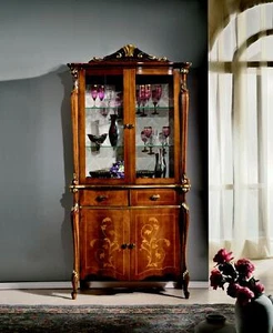 Möbel Klassischer Stil Vitrine Wohnzimmer Schränke Design Italienische Möbel Neu - Bild 1 von 5