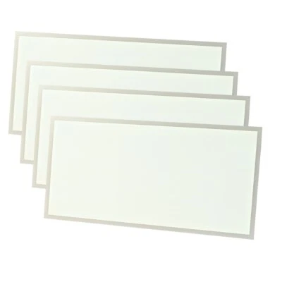 4 Pack 2x4 FT LED Flat Panel Troffer 30-72W 2700-6000K 5CCT Ceiling Office Light - Image 1 of 4