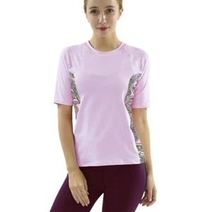 Private Island Hawaii Women Swim Shirts Rash Guard Short Sleeve UV Protection - Picture 1 of 87