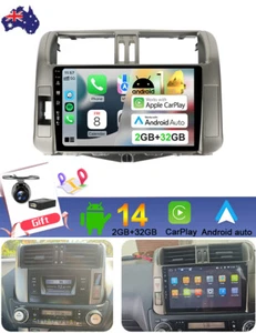 Carplay Head Unit Car Stereo Radio GPS For Toyota Land Cruiser Prado 150 2009-14 - Picture 1 of 24