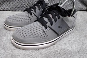 Puma El Ace 2 PN Gray/Black Leather Men's Shoes Size US 4 Sneakers 356862-04 - Picture 1 of 16