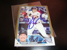 Garrett Cooper Miami Marlins/Padres IP Auto Autograph 2023 Topps GOLD # 321