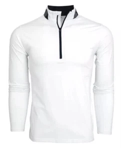 Greyson Guide Sport Men's Golf Performance 1/4 Zip Pullover White, Pick Your Sz - Picture 1 of 5