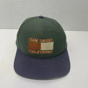 Gorra gorra vintage estilo logotipo Tommy de San Diego California Snapback - Imagen 1 de 6