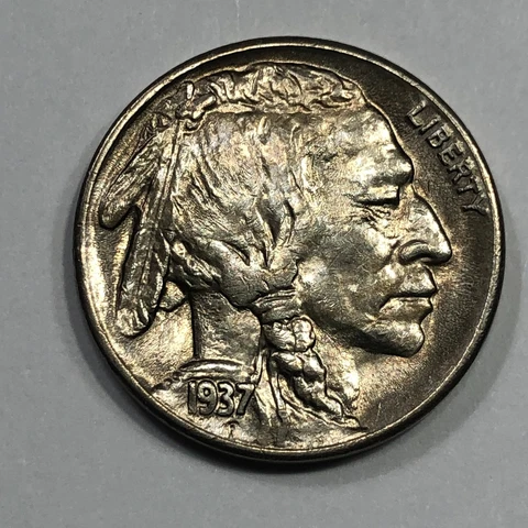 1937-S  Uncirculated Buffalo Nickel #10065 Cover
