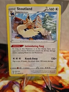 135/203 Stoutland | Rare Card Pokemon Trading Card Sword & Shield Evolving Skies - Picture 1 of 2