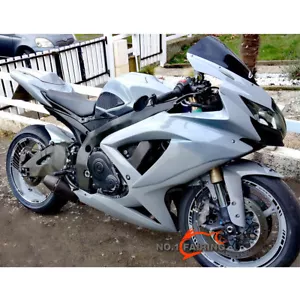 Kit de carenado gris brillante nardo apto para inyección ABS SUZUKI GSXR600 GSXR750 08-10 - Imagen 1 de 9