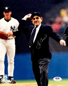 Yogi Berra autographed signed 8x10 photo MLB New York Yankees PSA COA - Picture 1 of 1