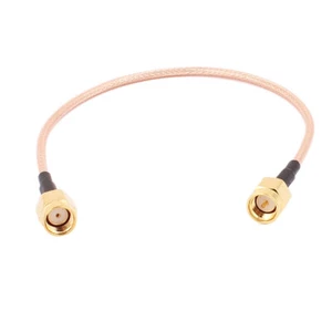 RP-SMA-J Female to SMA-J Male RG316 Coaxial Cable Pigtail 20cm - Picture 1 of 3