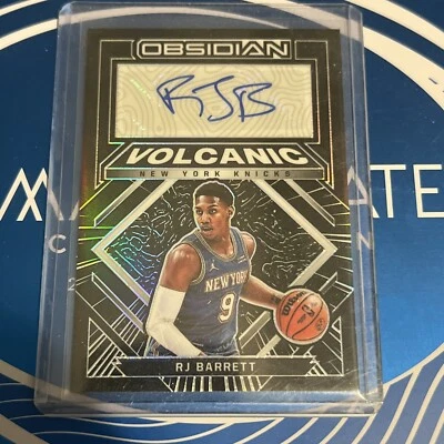 2021-22 Panini Obsidian Volcanic Signatures -RJ Barrett / 99 - Image 1 of 2