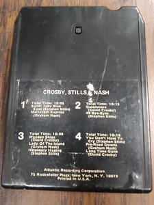 Crosby, Stills & Nash ~ S/T (8-Track, Atlantic) TP-8229 ~ TESTED WORKS!! - Picture 1 of 4